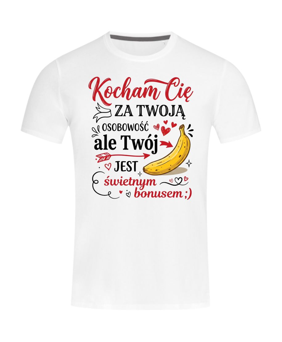Koszulka męska Kocham Cię za Twoją Osobowość prezent na walentynki