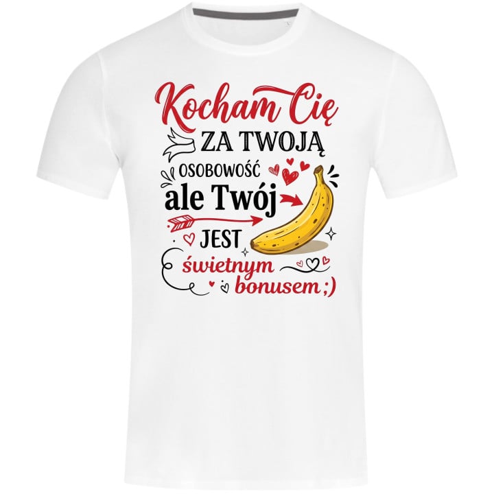 Koszulka męska Kocham Cię za Twoją Osobowość prezent na walentynki