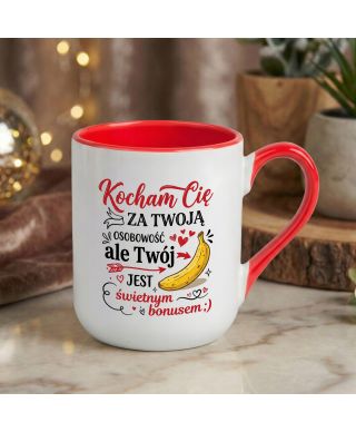 Kubek Kocham Cię za Twoją Osobowość śmieszny prezent na walentynki