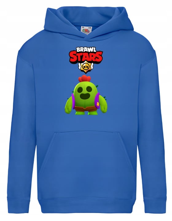 Bluza dziecięca z grą Brawl Stars postać Zadymiarz Spike dla gracza