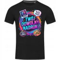 Koszulka męska z własnym dowolnym nadrukiem logo zdjęciem grafiką t-shirt