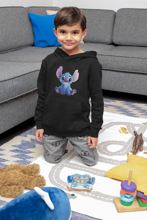 Bluza z kapturem dziecięca Stitch Stich Lilo prezent T-shirt dla dziecka — zdjęcie 2