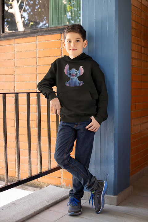 Bluza z kapturem dziecięca Stitch Stich Lilo prezent T-shirt dla dziecka — zdjęcie 5