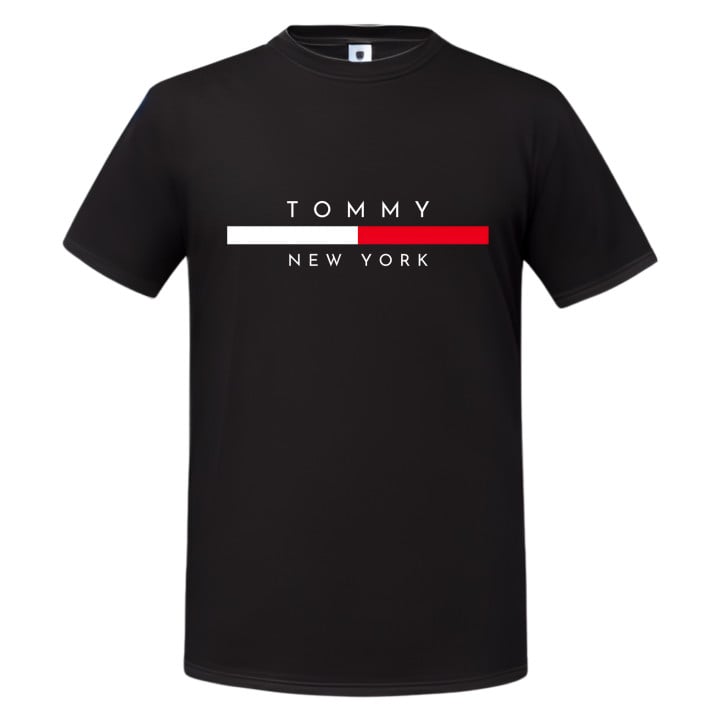 Koszulka męska TOMMY NEW YORK czarna T-shirt męski