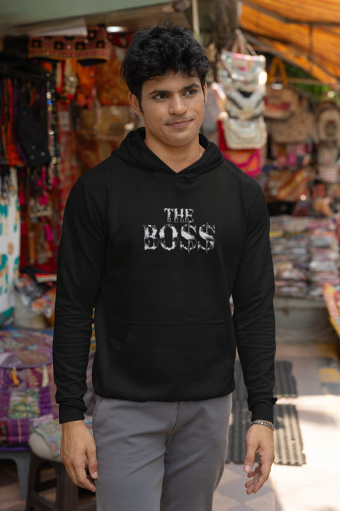 Bluza z kapturem męska THE BO$$ BOSS Prestiżowy Styl dla Lidera Premium — zdjęcie 3