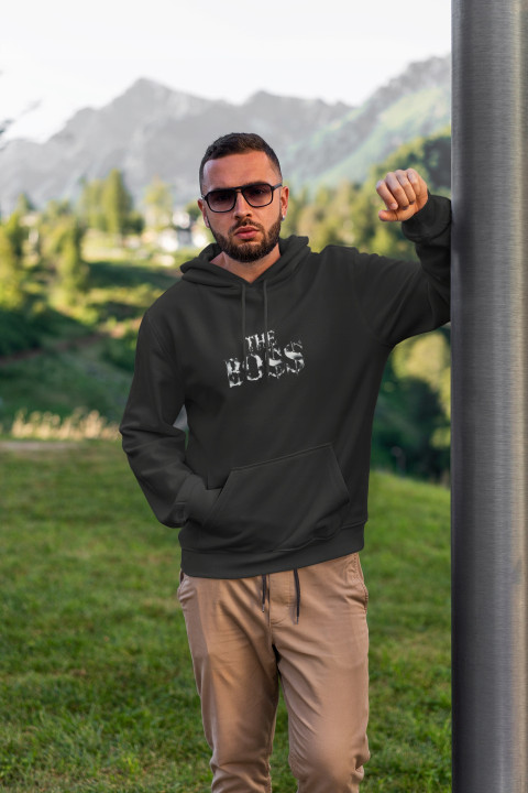 Bluza z kapturem męska THE BO$$ BOSS Prestiżowy Styl dla Lidera Premium — zdjęcie 5