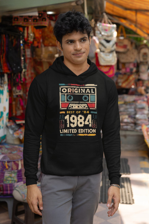 Bluza z kapturem męska prezent na 30 40 50 60 urodziny Kaseta Original — zdjęcie 3