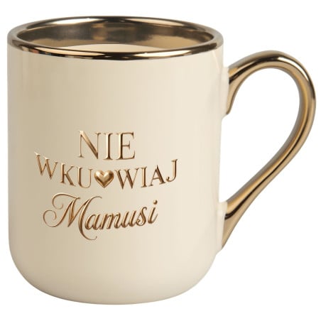 Kubek prezent na Dzień Matki dla Mamy Nie Wku*wiaj Mamusi mama