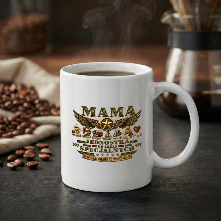 Kubek prezent na Dzień Matki Mamy MAMA jednostka do zadań — zdjęcie 2