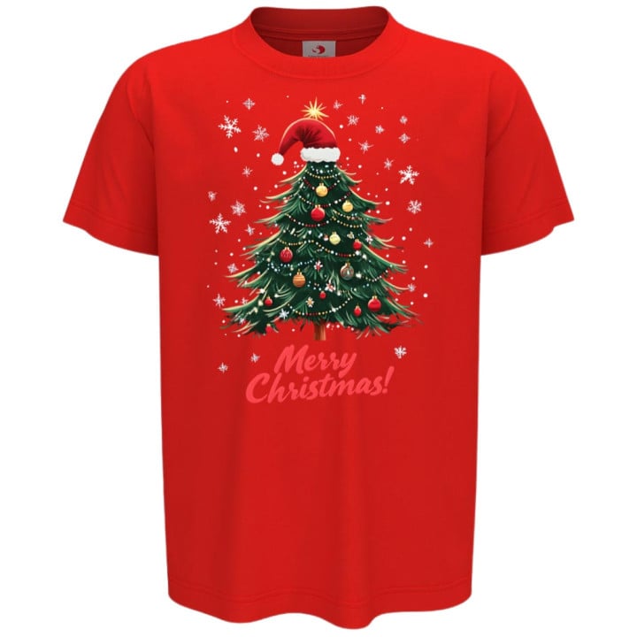 Koszulka dziecięca Świąteczna prezent Święta Choinka Merry Christmas