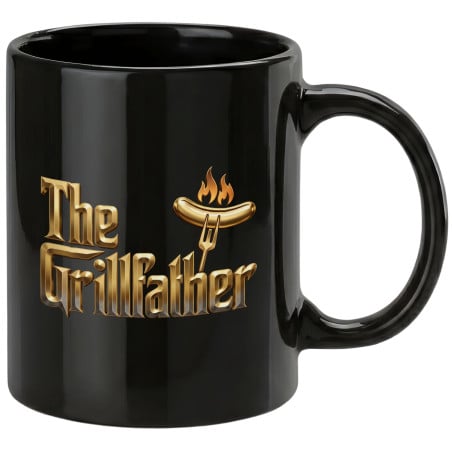 Kubek prezent na Dzień Ojca dla Taty król grilla The Grillfather