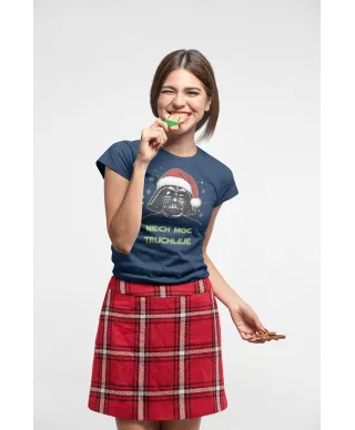 Koszulka damska Świąteczna t-shirt prezent na Święta Niech Moc Truchleje