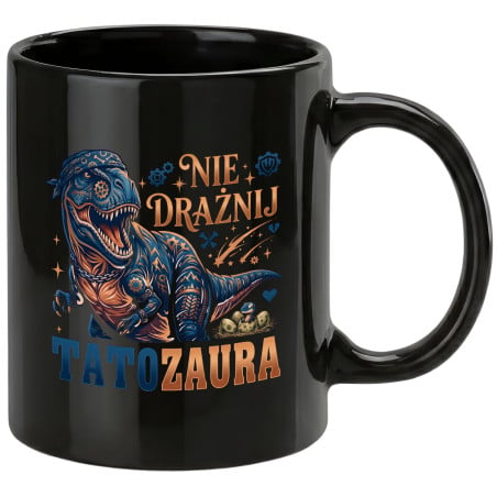 Kubek prezent na Dzień Ojca dla taty Tatozaur dinozaur śmieszny