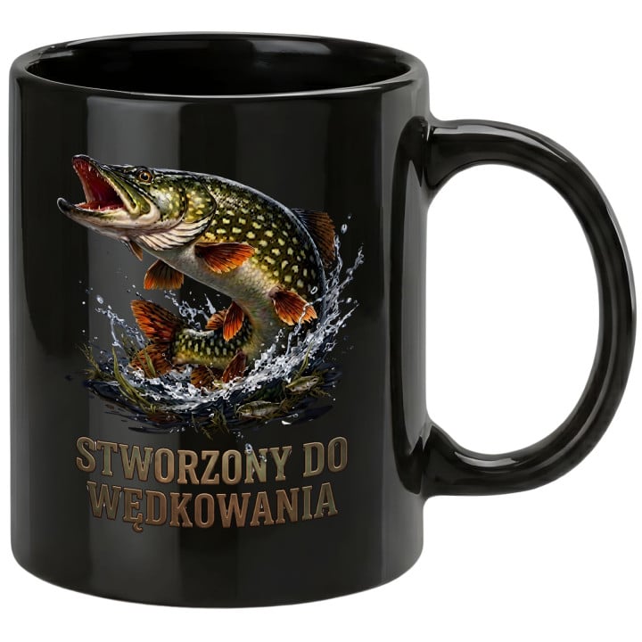 Kubek na ryby Stworzony Do Wędkowania prezent dla Taty wędkarza