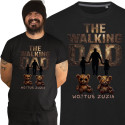 Koszulka męska na Dzień Ojca Taty THE WALKING DAD dzieci misie Imiona