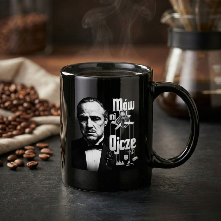 Kubek prezent na Dzień Ojca dla Taty Mów Mi Ojcze szef mafii — zdjęcie 2