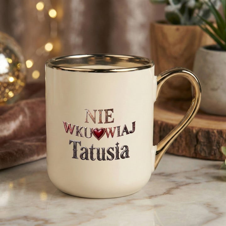 Kubek prezent na Dzień Ojca dla Taty Nie Wku*wiaj Tatusia — zdjęcie 2