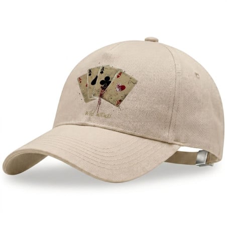 Czapka z daszkiem as pik karty pokerowe Wild Instincts Dziki Instynkt