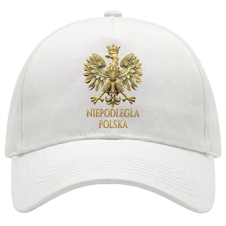 Czapka z daszkiem Patriotyczna Orzeł Złoty Niepodległa Polska — zdjęcie 2
