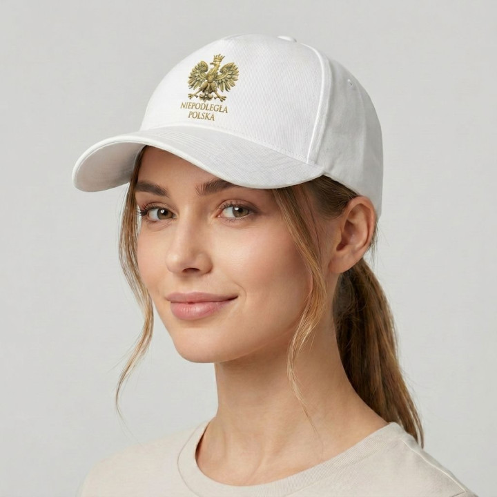 Czapka z daszkiem Patriotyczna Orzeł Złoty Niepodległa Polska — zdjęcie 4