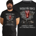 Koszulka męska Wołyń 1943 Zniknęły z Mapy nie z Pamięci