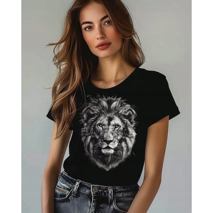 Koszulka damska z własnym dowolnym nadrukiem logo zdjęciem grafiką t-shirt — zdjęcie 3