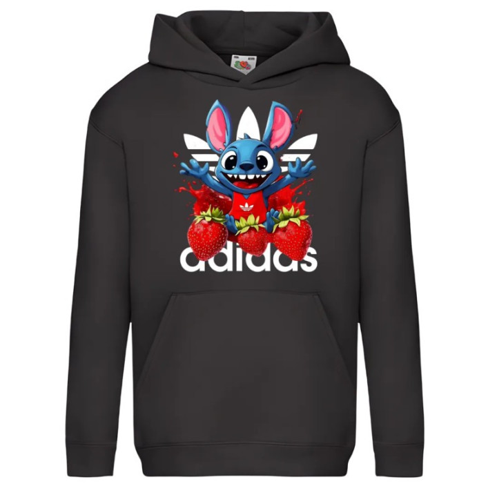 Bluza z kapturem dziecięca z własnym dowolnym nadrukiem logo zdjęciem grafiką — zdjęcie 4