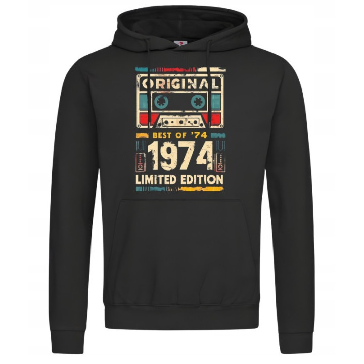 Bluza z kapturem męska z własnym dowolnym nadrukiem logo zdjęciem grafiką — zdjęcie 4