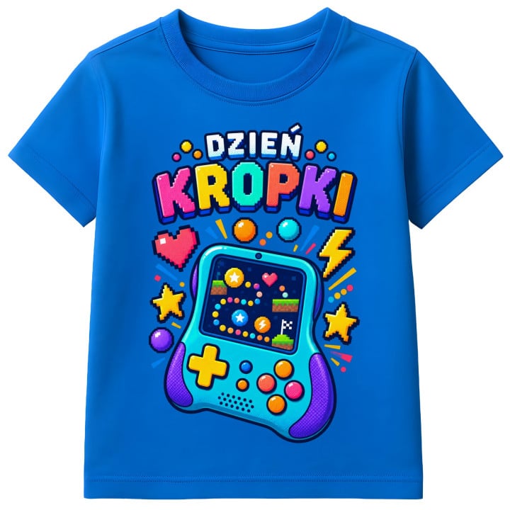 Koszulka dziecięca Dzień Kropki dla dziecka gracza konsola gaming gier gry