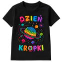 Koszulka dziecięca Dzień Kropki prezent dla dziecka kosmos planety rakieta