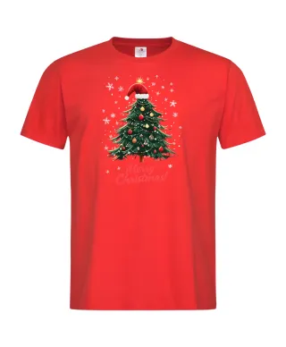 Koszulka męska Świąteczna prezent na Święta Choinka Mikołaj Merry Christmas