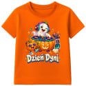 Koszulka dziecięca do przedszkola na Halloween na Dzień Dyni duszek DJ