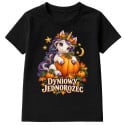 Koszulka dziecięca dyniowy jednorożec na Dzień Dyni motyw fantasy dynia
