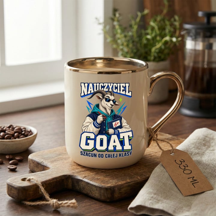 Kubek prezent na Dzień Nauczyciela GOAT śmieszny — zdjęcie 5