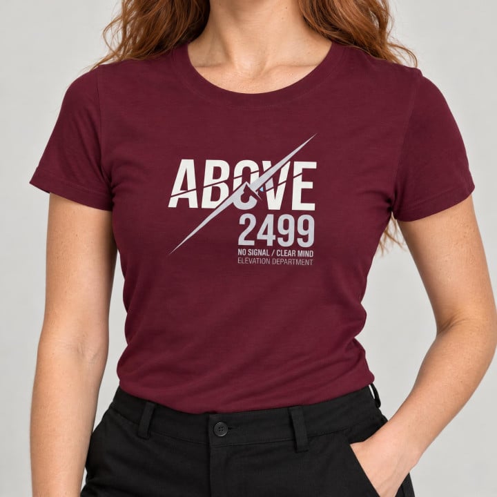 Koszulka damska xpossible „Above 2499” – tatrzański szczyt Rysy — zdjęcie 5