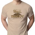 Koszulka męska xpossible „Trail Therapy” – górski szlak i napis po angielsku