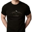 Koszulka męska xpossible „I love Tatry” – minimalistyczne góry ze szlakiem