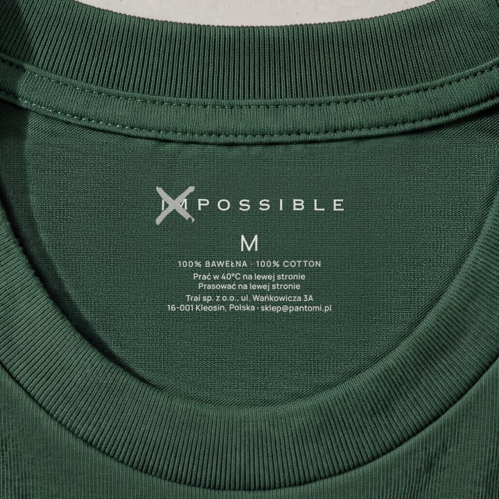 Koszulka męska xpossible „Altitude Series 01” – geometryczny szczyt górski — zdjęcie 7