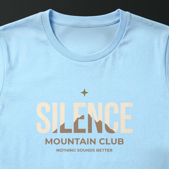 Koszulka damska xpossible „Silence Mountain Club” – góry i cisza — zdjęcie 6