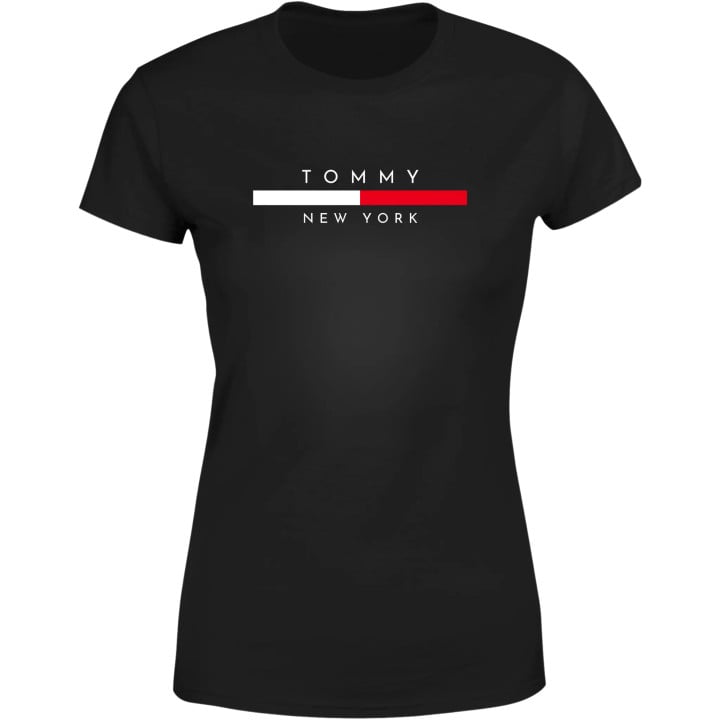 Koszulka damska TOMMY NEW YORK czarna T-shirt damski