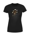 Koszulka damska Złoty Kwiat subtelny elegancki t-shirt damski