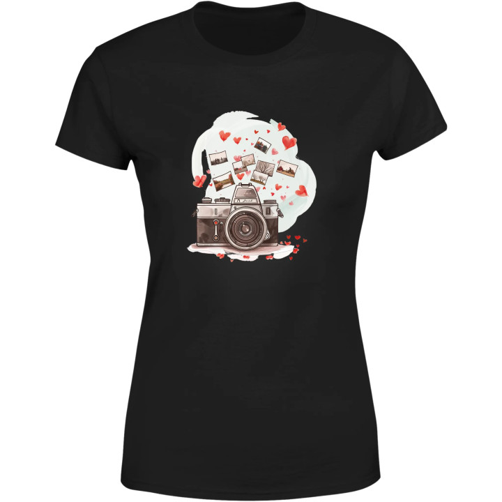 Koszulka damska artystyczna dla Miłośników Fotografii T-shirt damski
