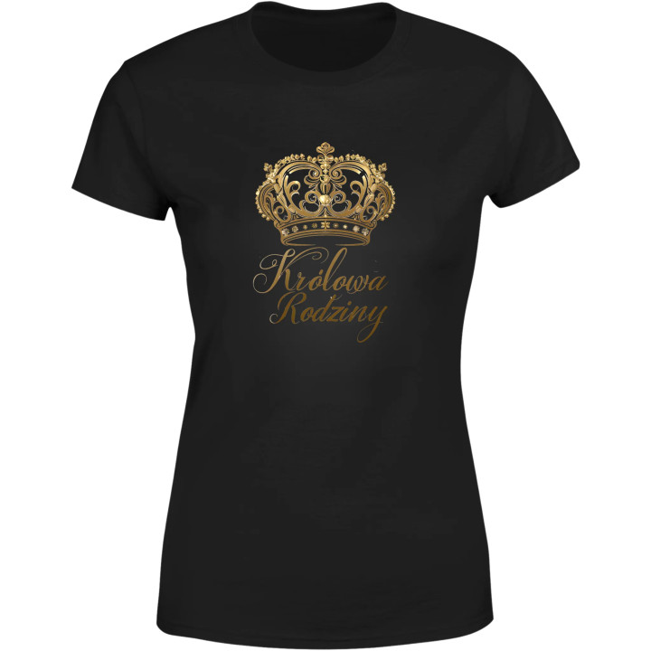 Koszulka damska Królowa Rodziny prezent dla mamy kobiety T-shirt damski