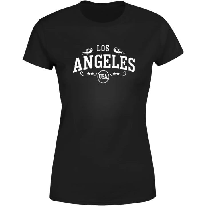 Koszulka damska z nadrukiem Los Angeles USA - styl modny miejski T-shirt
