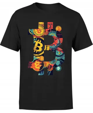 Koszulka męska z bitcoinem crypto Bitcoin kryptowaluty 2 T-shirt męski