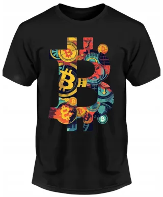Koszulka męska z bitcoinem crypto Bitcoin kryptowaluty 2 T-shirt męski