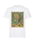 Koszulka męska z bitcoinem mapa skarbów Bitcoin kryptowalut T-shirt męski