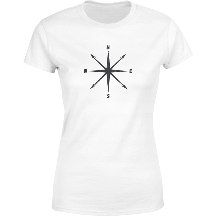 Koszulka damska z Kompasem Podążaj za Swoim Kierunkiem t-shirt damski