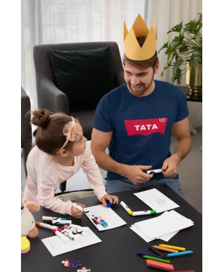 Koszulka męska z nadrukiem dowolnym własnym napisem parodia modny t-shirt