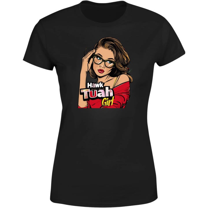 Koszulka damska Hawk Tuah Girl Spit on That Thang trendy modny T-shirt